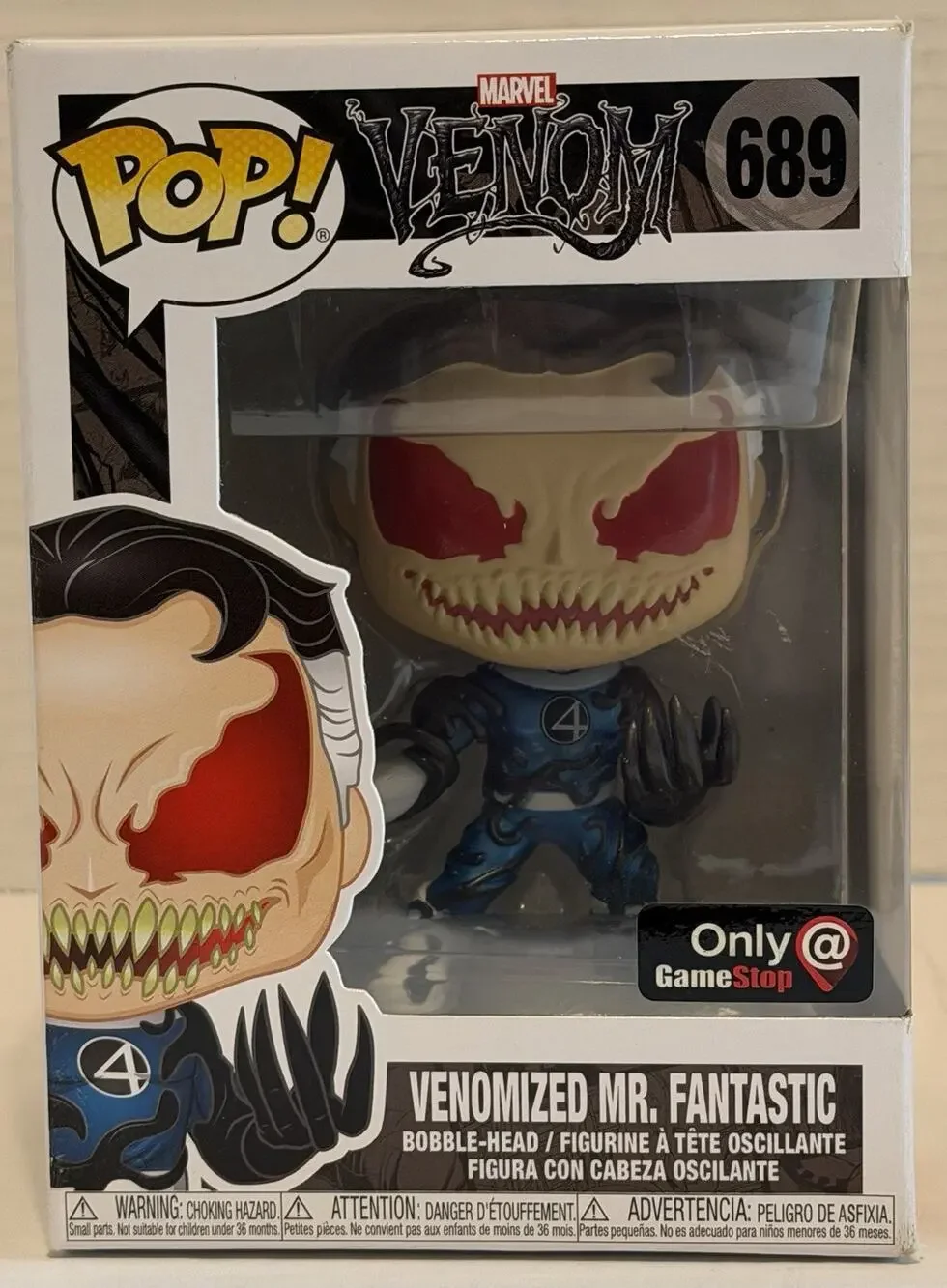 Funko Pop! Marvel Fantastic Four Venomized Mr. Fantastic #689 FREE SHIPPING